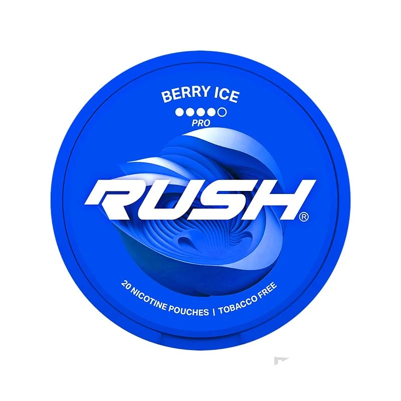Rush Berry Ice Pro nicotine pouches