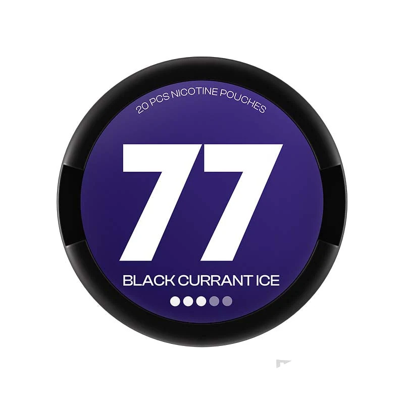 77 Black Currant Ice nicotine pouches