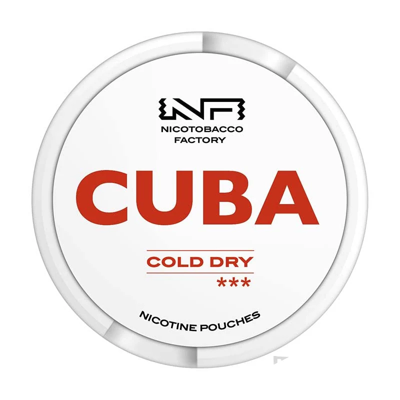 CUBA Cold Dry nicotine pouches