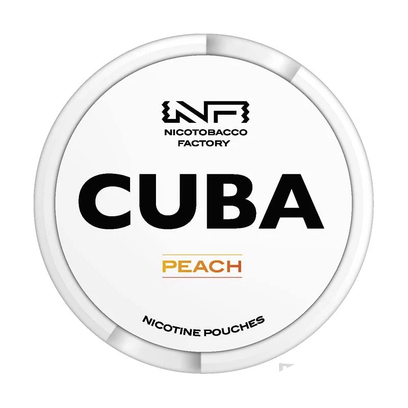 CUBA Peach nicotine pouches