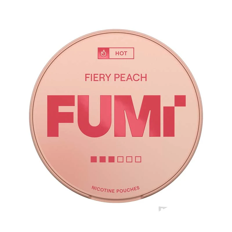 FUMI Fiery Peach nicotine pouches