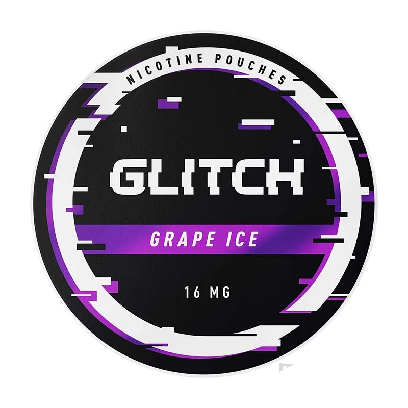 Glitch Grape Ice nicotine pouches