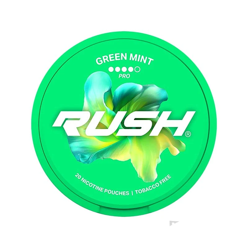 Rush Green Mint Pro nicotine pouches