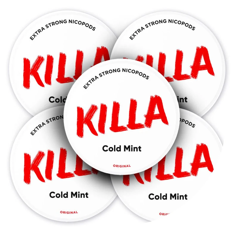 Killa Cold Mint 16.5mg Bundle (20-Pack) nicotine pouches