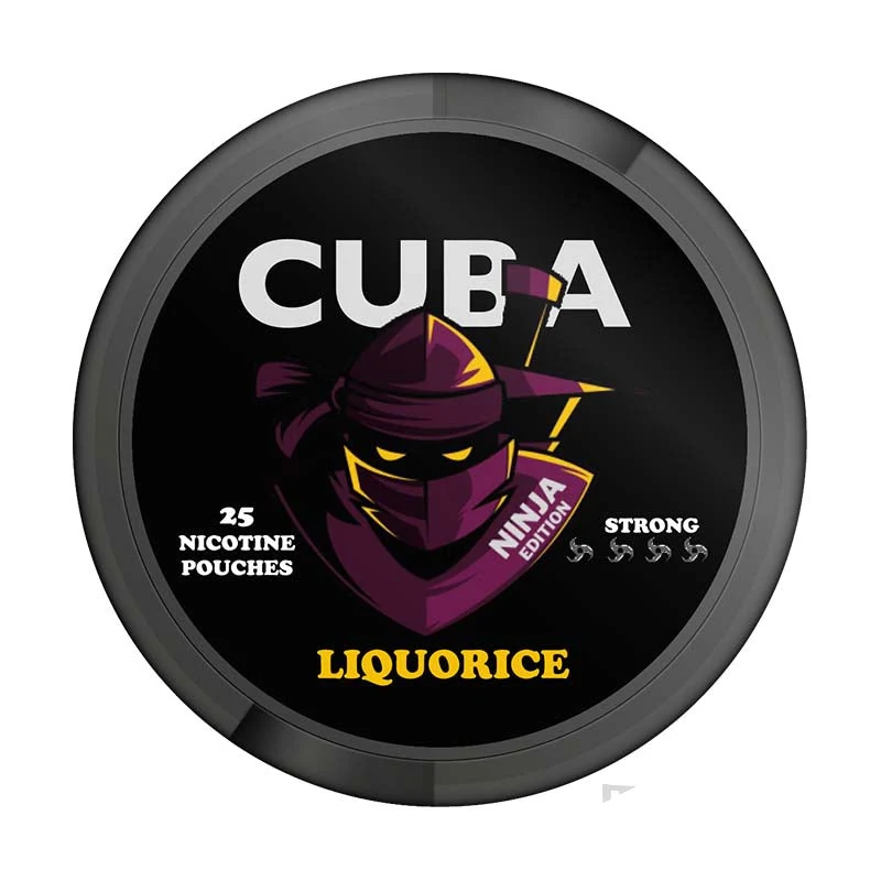 CUBA Liquorice Ninja nicotine pouches