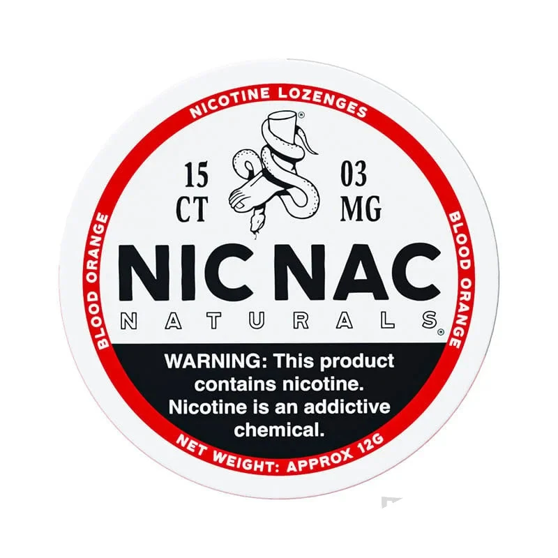 Nic Nac Blood Orange nicotine pouches