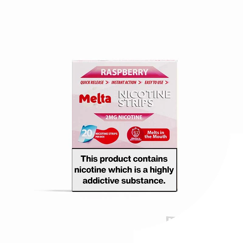 MELTA Raspberry 2mg nicotine pouches