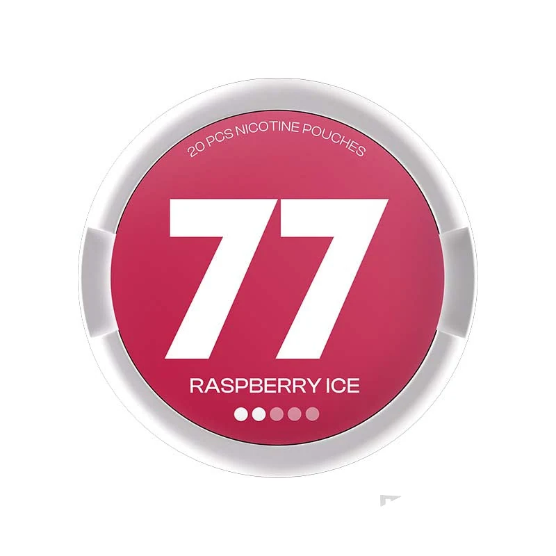77 Raspberry Ice nicotine pouches
