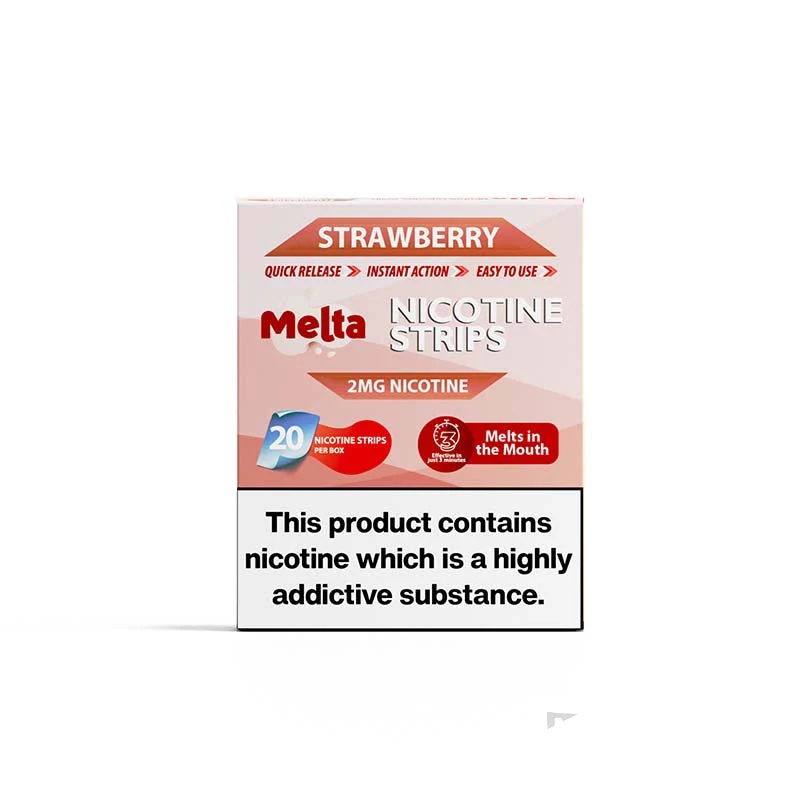 MELTA Strawberry 2mg nicotine pouches