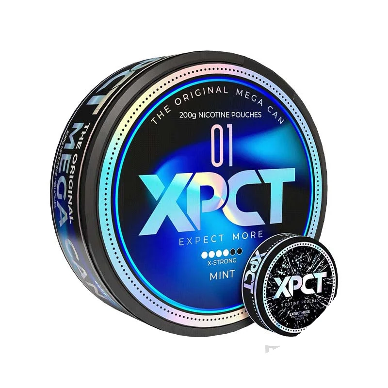 XPCT Megacan Mint nicotine pouches